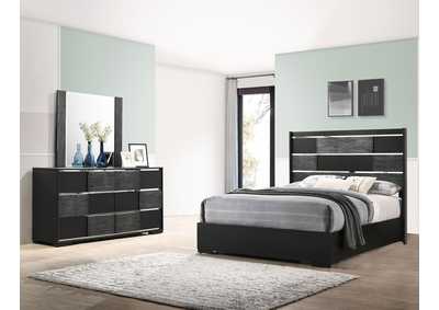 Image for Blacktoft 4-piece Eastern King Panel Bedroom Set Black