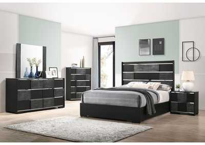 Image for Blacktoft 5-piece Eastern King Panel Bedroom Set Black