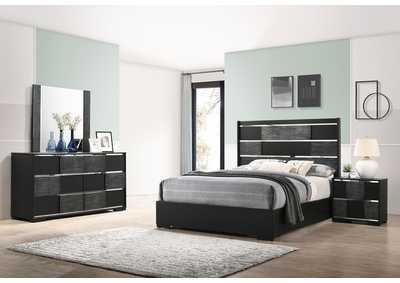 Image for Blacktoft 4-piece Queen Panel Bedroom Set Black