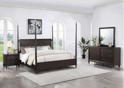 Image for EASTERN KING BED 4 PC SET