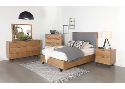Image for Taylor 3-Piece Queen Bedroom Set Light Honey Brown And Grey