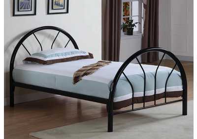 Image for Black Metal Twin Bed