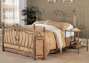 Golden Full Size Bed