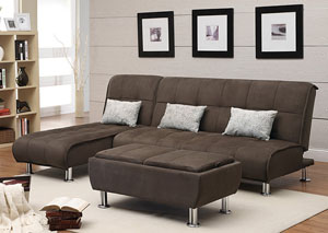 Image for Chaise End Sectional Sofa Bed