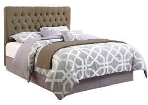 Image for Burlap Upholstered Twin Bed