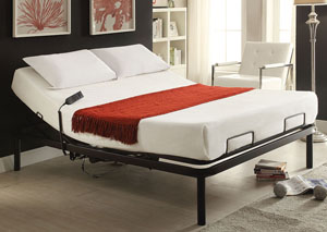 Matte Black Adjustable Full Bed