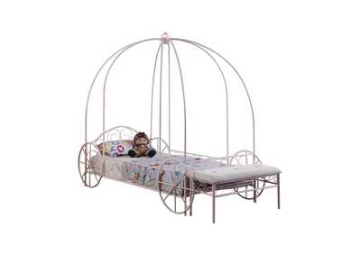 Image for Massi Twin Canopy Bed Powder Pink