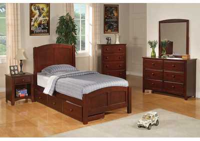 Image for Parker Cappuccino Twin Bed