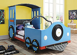 Image for Blue Train Bed