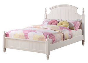 Image for White Full Bed