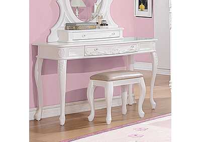 Image for White Vanity Desk