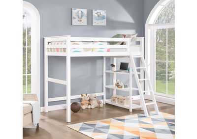 TWIN WORKSTATION LOFT BED