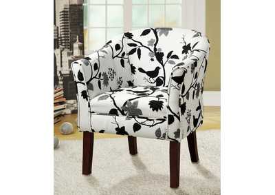 Image for White Accent Chair