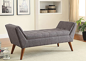 Image for Grey & Warm Brown Bench
