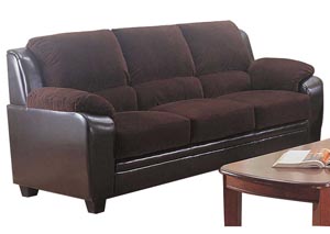 Image for Monika Chocolate Sofa