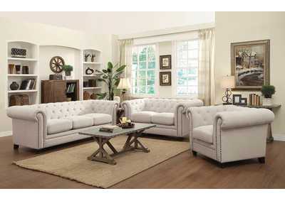 Image for Cream Loveseat