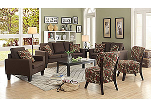 Image for Chocolate Sofa & Loveseat