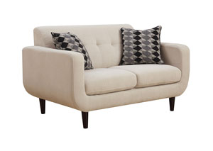 Image for Beige Loveseat