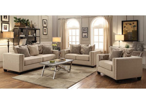 Image for Beige Sofa & Loveseat