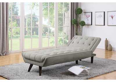 Dove Grey Chaise Bed