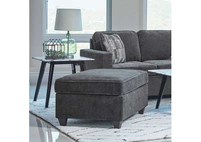 Mccord Upholstered Ottoman Dark Grey