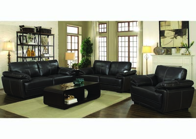 Image for Black Sofa & Loveseat