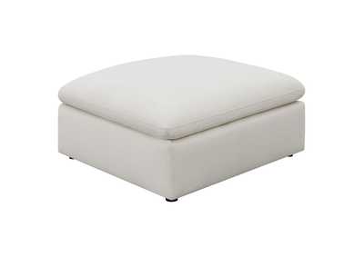 Image for Hobson Cushion Seat Ottoman Off-White