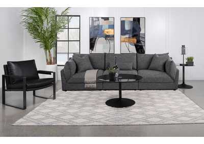 Image for Sasha 3-Piece Upholstered Sofa Barely Black