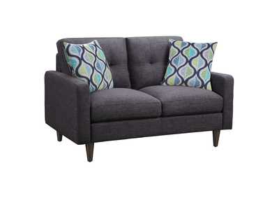 Image for Watsonville Tufted Back Loveseat Grey