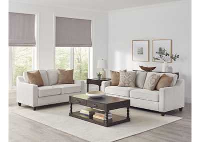 Image for Christine Cushion Back Living Room Set Beige