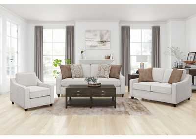 Image for Christine Cushion Back Living Room Set Beige