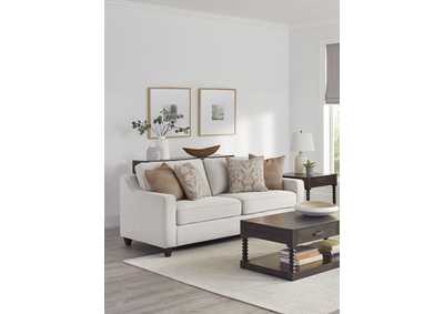 Image for Christine Upholstered Cushion Back Sofa Beige