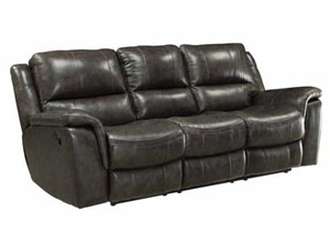 Black Reclining Sofa