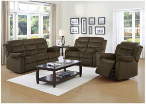 Image for Brown Reclining Sofa & Loveseat