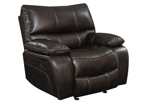 Image for Chocolate Glider Recliner