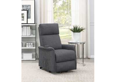 Image for Herrera Power Lift Recliner with Wired Remote Charcoal