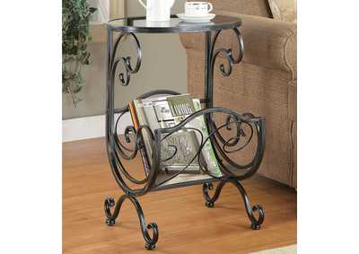 Image for Gun Metal Accent Table