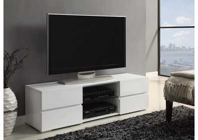 Image for White TV Console