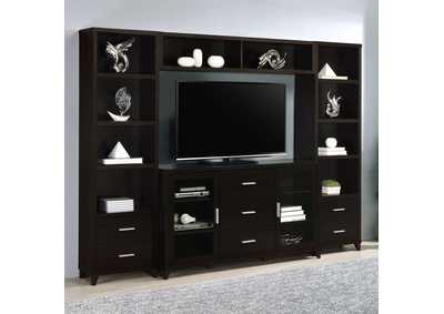 Image for Lewes 4-piece Entertainment Center Cappuccino