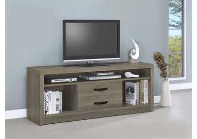 Image for Burke 2-Drawer Tv Console Grey Driftwood