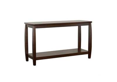 Image for Dixon Rectangular Sofa Table with Lower Shelf Espresso