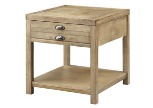 Image for Light Oak End Table
