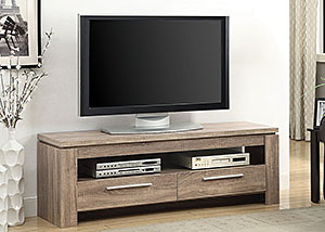 Image for Distressed Brown TV Console