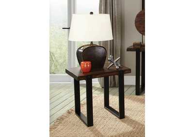 Image for Brown/ Black End Table