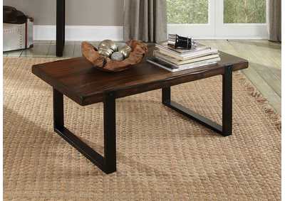 Image for Brown/ Black Coffee Table