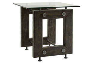 Image for Brown/Black End Table