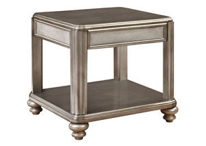 Image for Metallic Platinum End Table