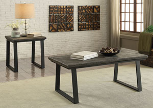 Image for Black/Grey End Table