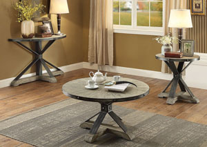 Image for Weathered Grey Coffee Table Set