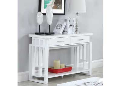 Image for Schmitt Rectangular 2-drawer Sofa Table High Glossy White